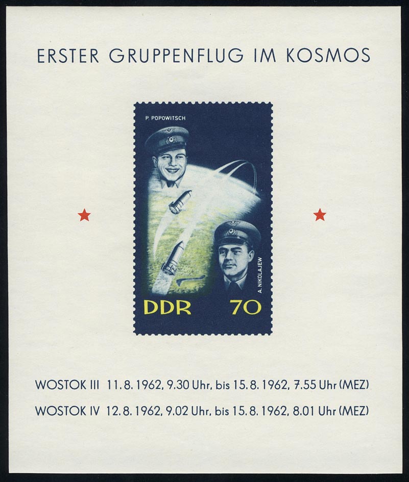 Block 17 Raumschiffe Wostok 1962 Postfrisch PHILMASTER