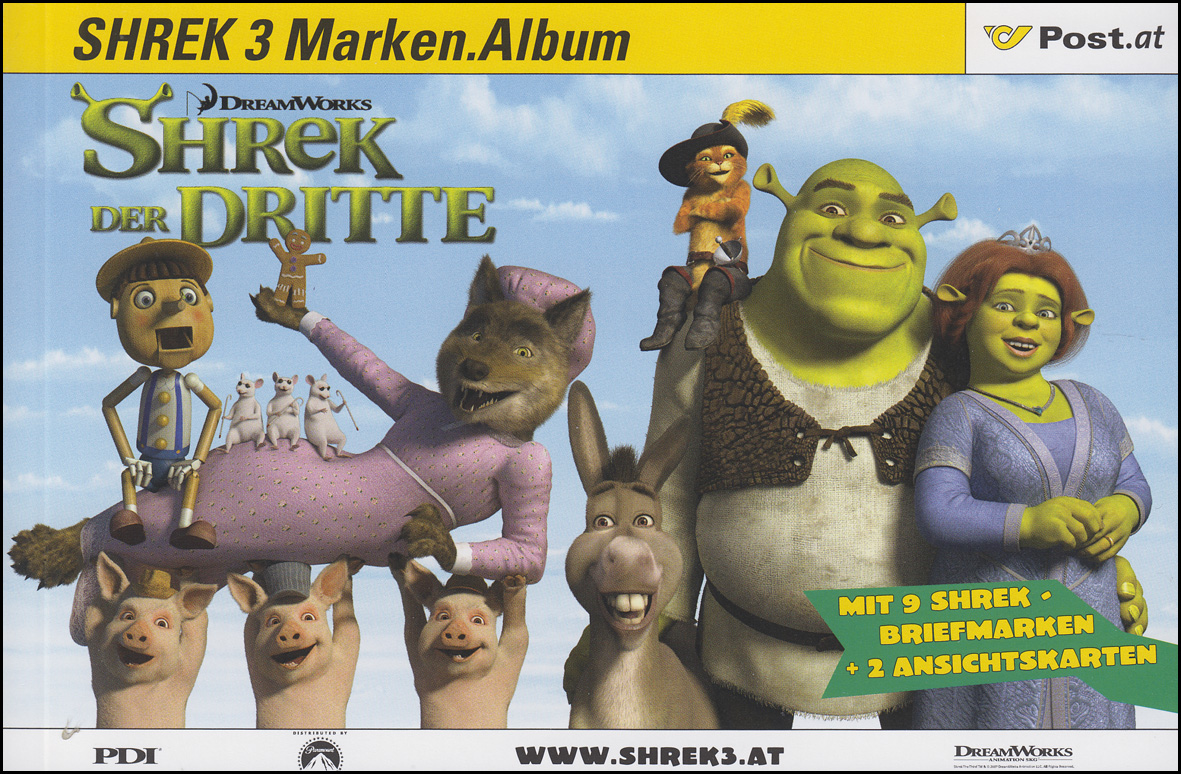 Osterreich Marken Album Ma 5 Shrek Der Dritte 2007 Philmaster